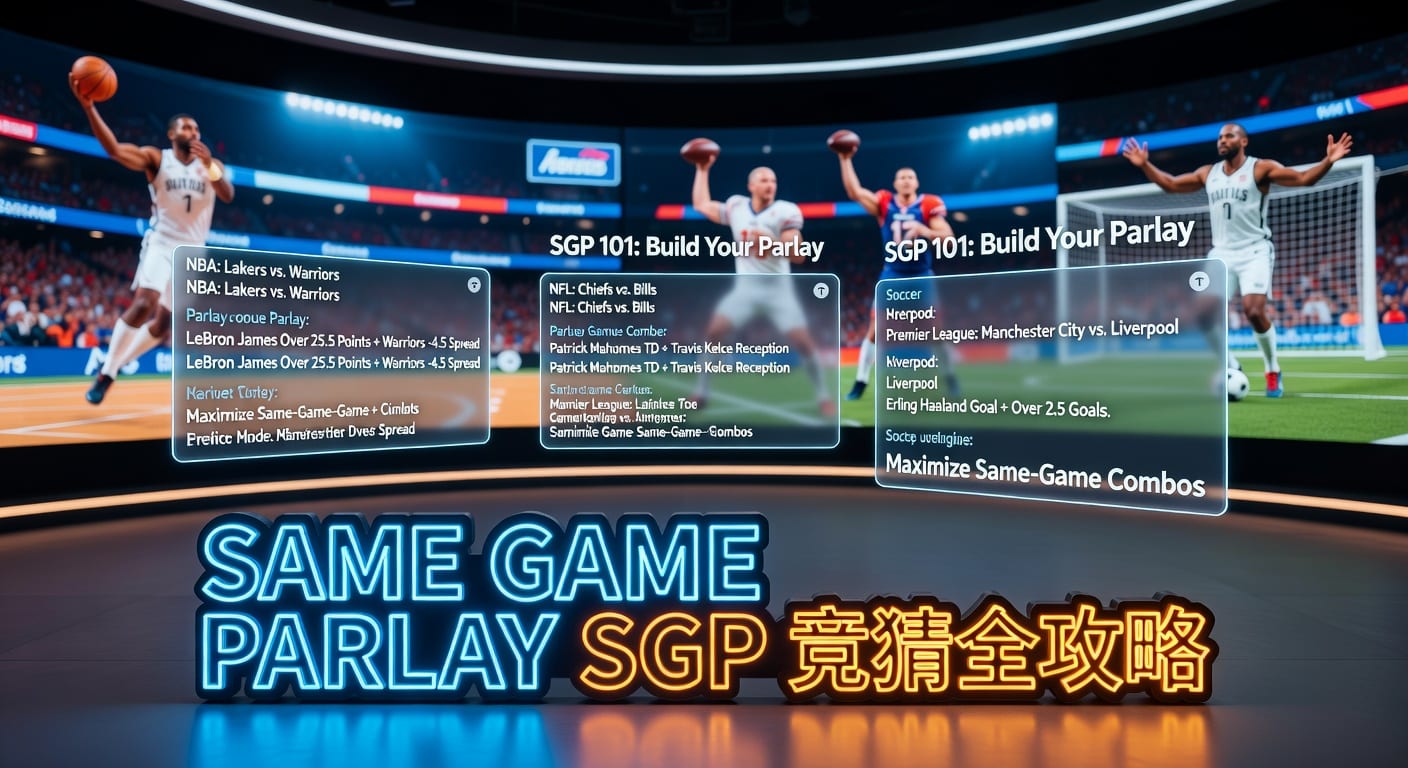 same game parlay SGP 实战解析｜2026年串关思路